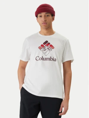 Columbia T-Shirt Graphic 2155031 Biały Regular Fit