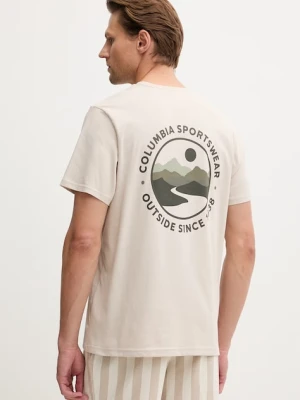 Columbia t-shirt męski bawełniany CSC