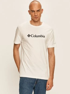 Columbia t-shirt męski kolor biały 1680053-014