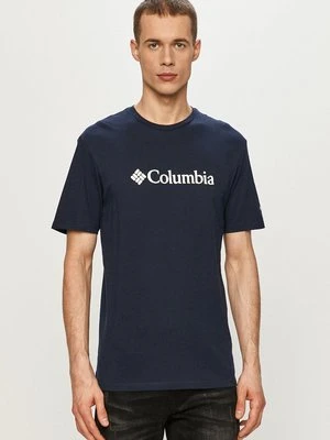 Columbia t-shirt męski kolor granatowy 1680053-014