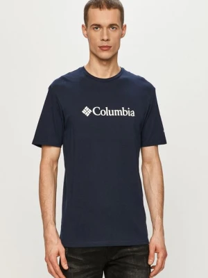 Columbia t-shirt męski kolor granatowy 1680053-014