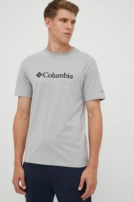 Columbia t-shirt męski kolor szary 1680053-014