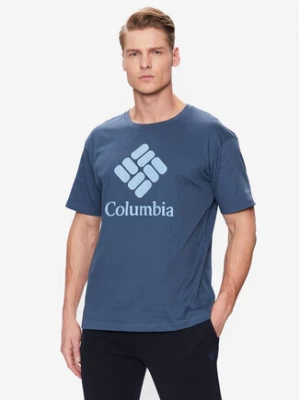 Columbia T-Shirt Pacific Crossing II 2036472 Niebieski Regular Fit
