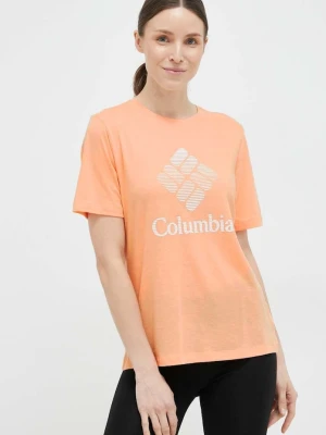 Columbia t-shirt pomarańczowy