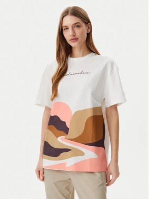 Columbia T-Shirt Rolling Bend™ Graphic 2120031 Biały Oversize