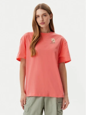 Columbia T-Shirt Rolling Bend™ Graphic 2120031 Różowy Oversize