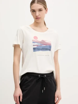 Columbia t-shirt Ruby Springs damski kolor biały 2120051