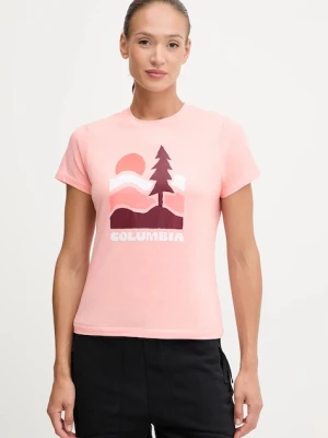 Columbia t-shirt Ruby Springs damski kolor różowy 2120061