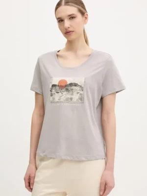 Columbia t-shirt Ruby Springs damski kolor szary 2120051