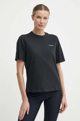 Columbia t-shirt sportowy Alpine Way II Graphic kolor czarny 2074692