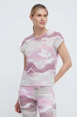 Columbia t-shirt sportowy Boundless Trek kolor różowy 2033481