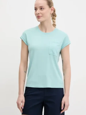 Columbia t-shirt sportowy Boundless Trek kolor turkusowy 2033481