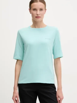 Columbia t-shirt sportowy Sun Trek kolor turkusowy 2145251