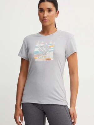 Columbia t-shirt sportowy Sun Trek Sun Trek kolor szary 1931753