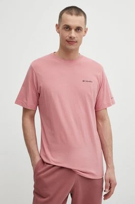 Columbia t-shirt sportowy Thistletown Hills kolor różowy gładki 1990751