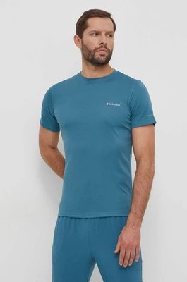 Columbia t-shirt sportowy Zero Rules Zero Rules kolor turkusowy gładki 1533313