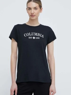 Columbia t-shirt Trek damski kolor czarny 1992134