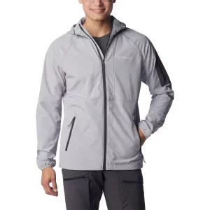 Columbia Tall Heights Hooded Softshell Jacket 1975591039, Męskie, Szare, kurtki, poliester, rozmiar: L