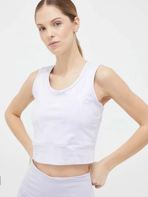 Columbia top sportowy Windgates II Cropped damski kolor fioletowy