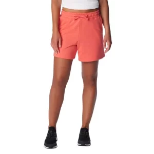 Columbia Trek French Terry Wmns Shorts 2032941608, Damskie, Różowe, spodenki, bawełna, rozmiar: L