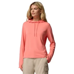 Columbia W EU Sun Trek LS Hoodie 2145261685, Damskie, Różowe, bluzy, poliester, rozmiar: M