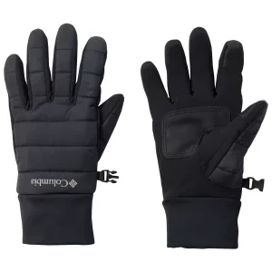Columbia W Powder Lite II Glove 2094091010, Damskie, Czarne, rękawiczki, poliester, rozmiar: L