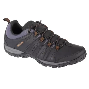 Columbia Woodburn II 1553021010, Męskie, Czarne, buty trekkingowe, skóra licowa, rozmiar: 41