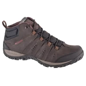 Columbia Woodburn II Chukka WP Omni-Heat 2105171231, Męskie, Brązowe, buty trekkingowe, skóra licowa, rozmiar: 42,5