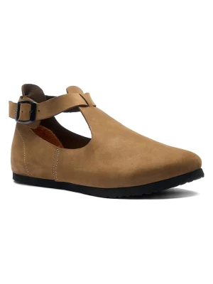 Comfortfusse Skórzane baleriny w kolorze beżowym rozmiar: 38