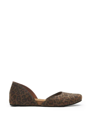 Comfortfusse Skórzane baleriny w kolorze czarno-brązowym rozmiar: 41