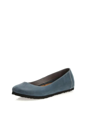 Comfortfusse Skórzane baleriny w kolorze granatowym rozmiar: 39