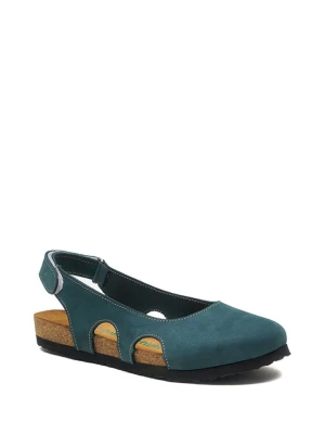 Comfortfusse Skórzane baleriny w kolorze niebieskim rozmiar: 41