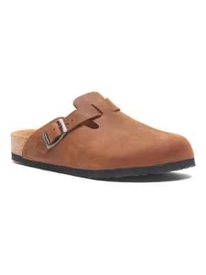 Comfortfusse Skórzane chodaki w kolorze brązowym rozmiar: 36