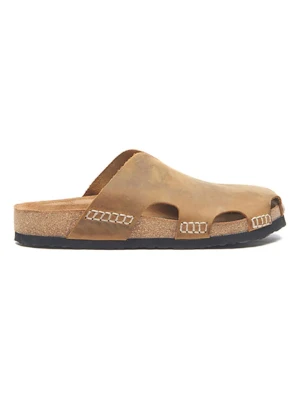 Comfortfusse Skórzane chodaki w kolorze jasnobrązowym rozmiar: 37