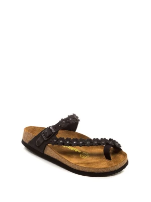 Comfortfusse Skórzane japonki w kolorze czarnym rozmiar: 36