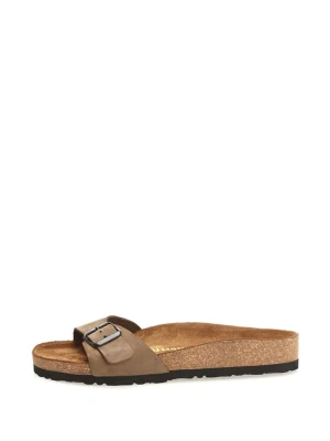 Comfortfusse Skórzane klapki w kolorze piaskowym rozmiar: 41