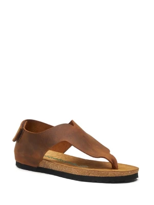 Comfortfusse Skórzane sandały w kolorze brązowym rozmiar: 41