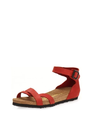 Comfortfusse Skórzane sandały w kolorze czerwonym rozmiar: 40
