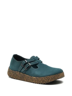 Comfortfusse Skórzane slippersy w kolorze niebieskim rozmiar: 39