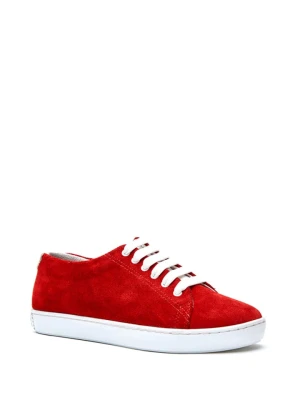 Comfortfusse Skórzane sneakersy "Sorel" w kolorze czerwonym rozmiar: 40