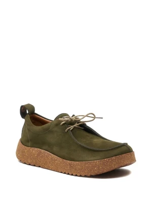 Comfortfusse Skórzane trzewiki w kolorze oliwkowym rozmiar: 41