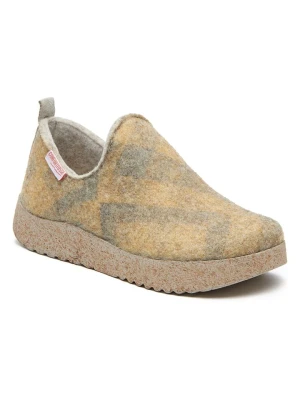Comfortfusse Wełniane slippersy w kolorze żółtym rozmiar: 37