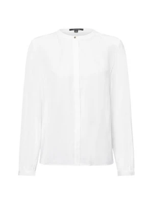 comma Bluzka damska Kobiety Sztuczne włókno biały jednolity,