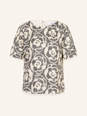 Comma Bluzka Z Cekinami weiss