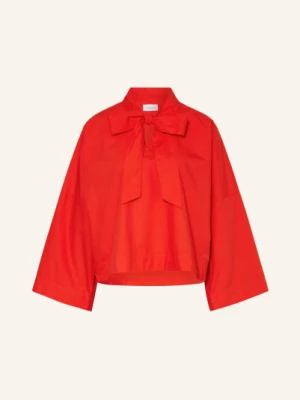 Comma Bluzka Z Kołnierzykiem rot