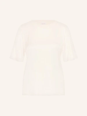 Comma Bluzka Z Mieszanki Materiałów beige