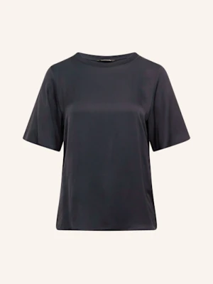 Comma Bluzka Z Satyny blau