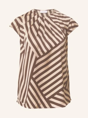 Comma Bluzka Z Satyny braun