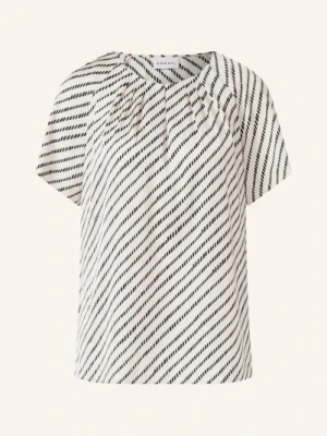 Comma Bluzka Z Satyny weiss