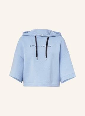 Comma Casual Identity Bluza Z Kapturem blau